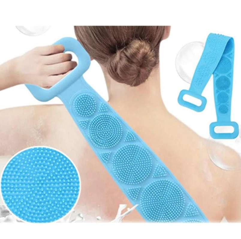 Silicone Body Back Scrubber Double Side Bathing Brush